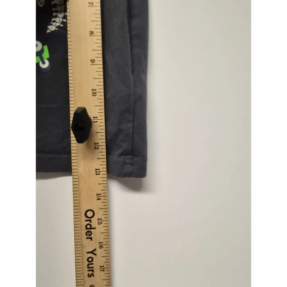 Tommy Bahama Boys Dinosaur Skakeboard Short Sleeve T-Shirt Size 18m Gray - Picture 4 of 5